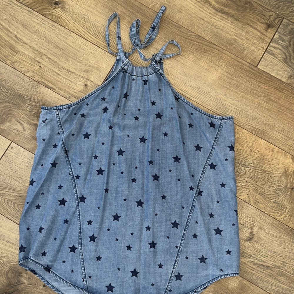 Saks Fifth Ave Chambray Top